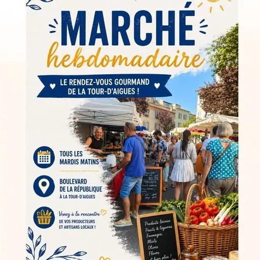 Marché de La Tour d'Aigues_La Tour-d'Aigues