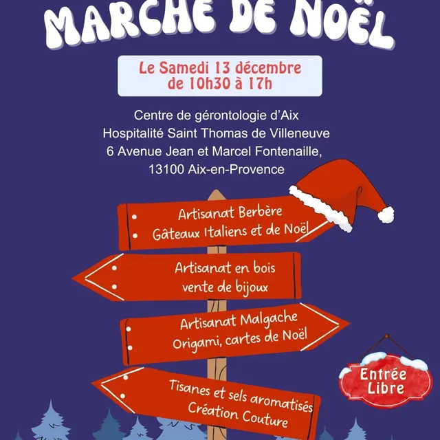 Marché de Noël EHPAD Saint Thomas de Villeneuve