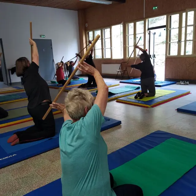Streching avec Gym en Donezan_Quérigut