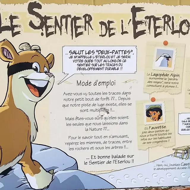 Sentier de l'Éterlou - Départ