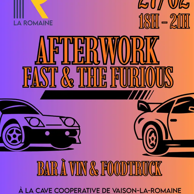 Afterwork 'Fast and the furious' - Cave la Romaine_Vaison-la-Romaine