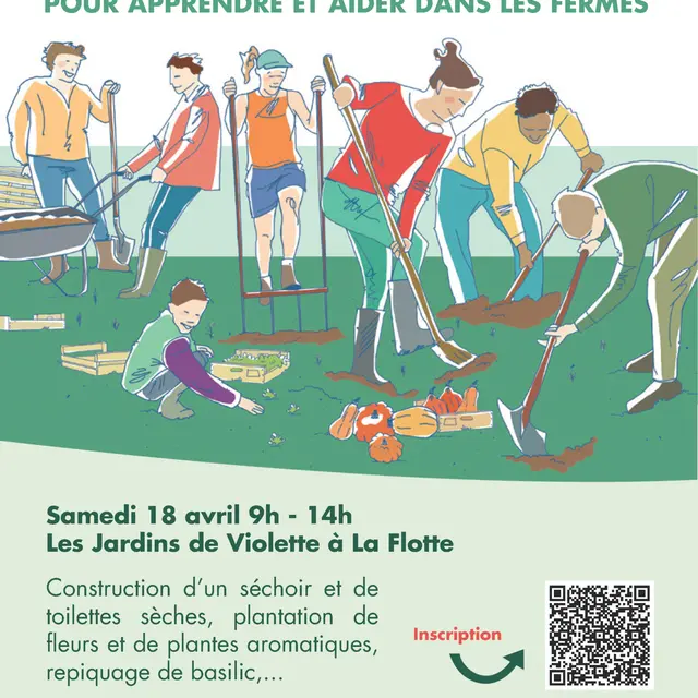 Chantier participatif - Les jardins de Violette_La Flotte