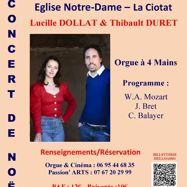 Concert de Noël : Orgue à 4 mains_La Ciotat