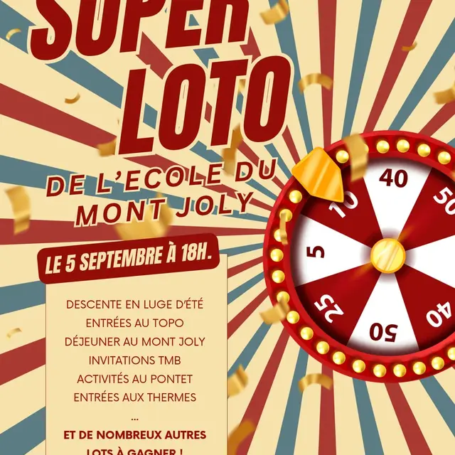Super Loto de l'Ecole du Mont Joly_Saint-Gervais-les-Bains