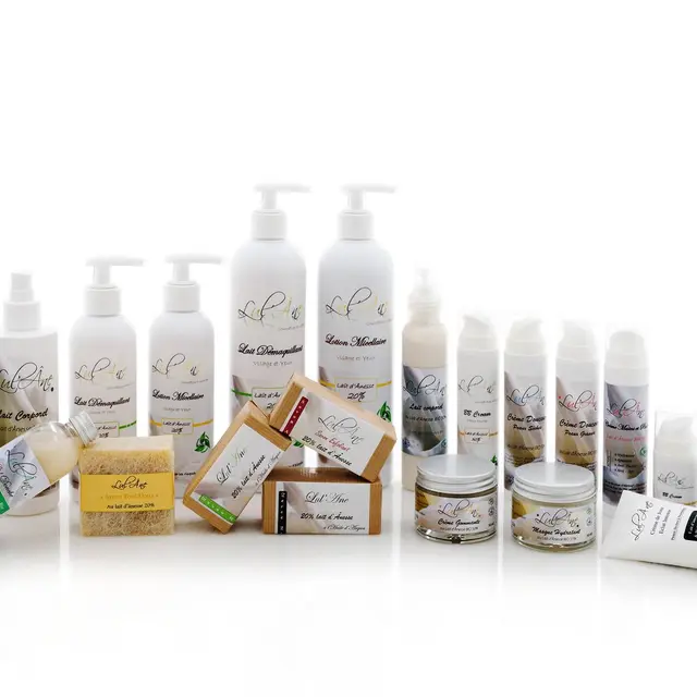 Cosmétiques au lait d'ânesse