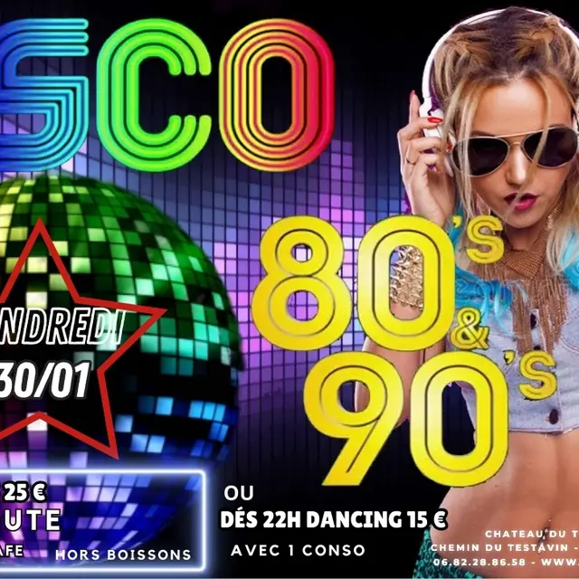 Soirée disco 80-90 au Thouar_Le Muy