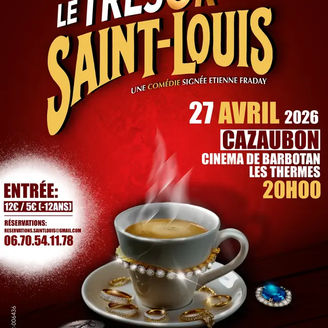 Pièce de Théâtre  à Barbotan-les-Thermes - Le Trésor du St Louis - troupe Dryadalis_Cazaubon