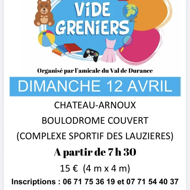 Vide greniers_Château-Arnoux-Saint-Auban