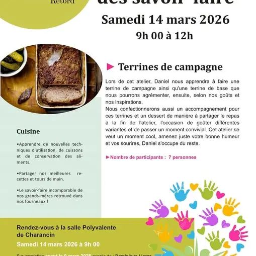 Atelier des savoir-faire : fabriquer ses terrines_Valromey-sur-Séran