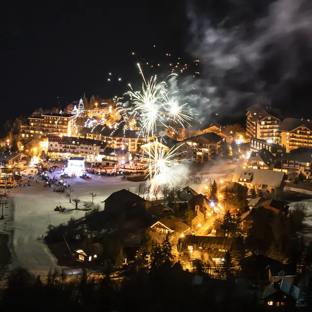 Feu d'artifice de la Saint Sylvestre - Le Sauze