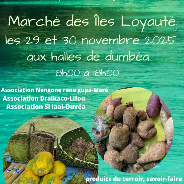 Marché des îles Loyauté_Dumbéa