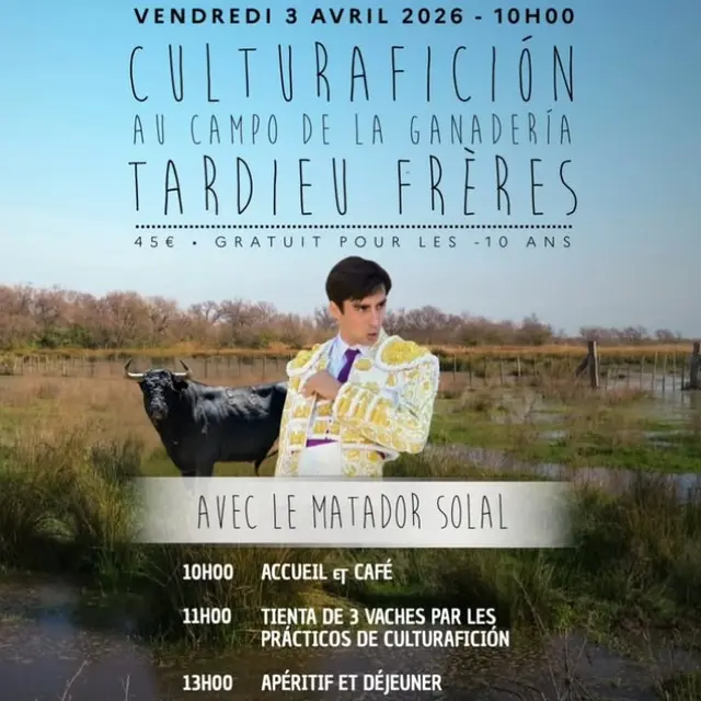 Fiesta Campera à la ganadería Tardieu Frères_Arles