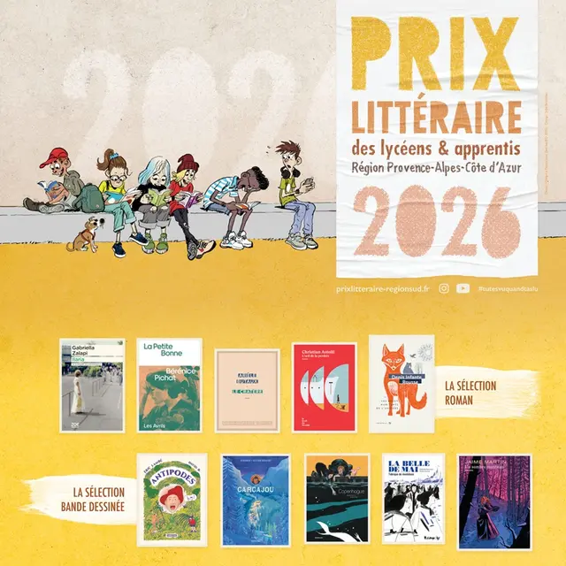 Prix littéraire 2026 - Concours d’écriture de nouvelles de la Région Sud_Avignon