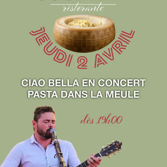 Pasta dans la meule x Ciao Bella en concert_Châteaurenard