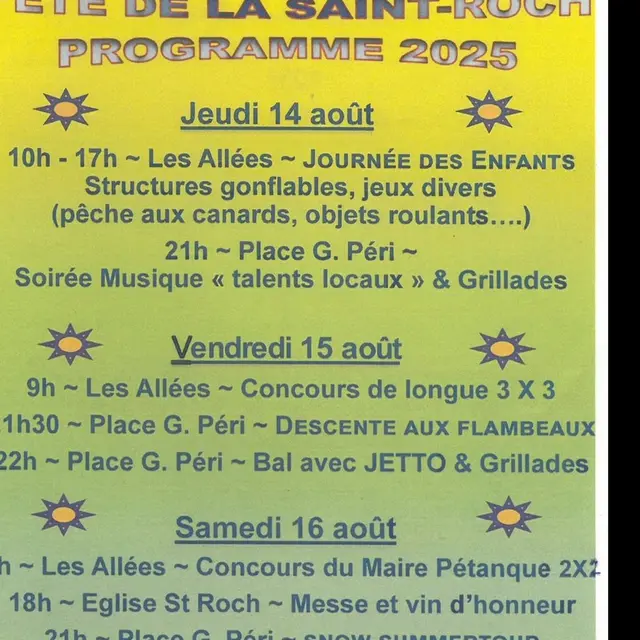 Fête de la Saint Roch_Montferrat