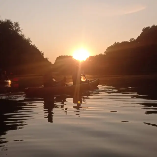 Crépusculaire en kayak
