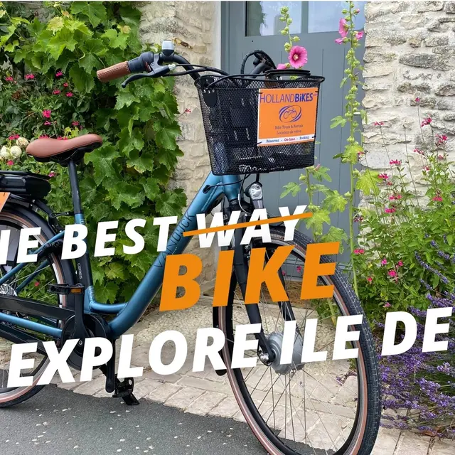 Slogan « The best bike to explore île de Ré »