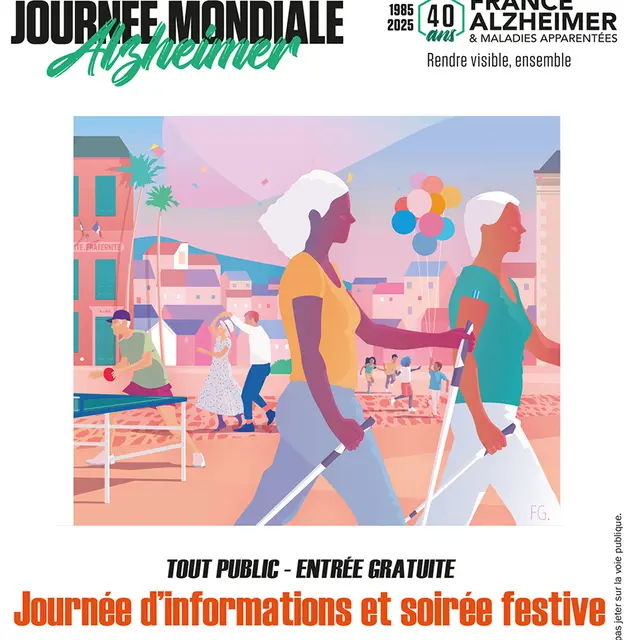 Journée Mondiale d'Alzheimer : Journée d'information et soirée festive_Arpajon-sur-Cère