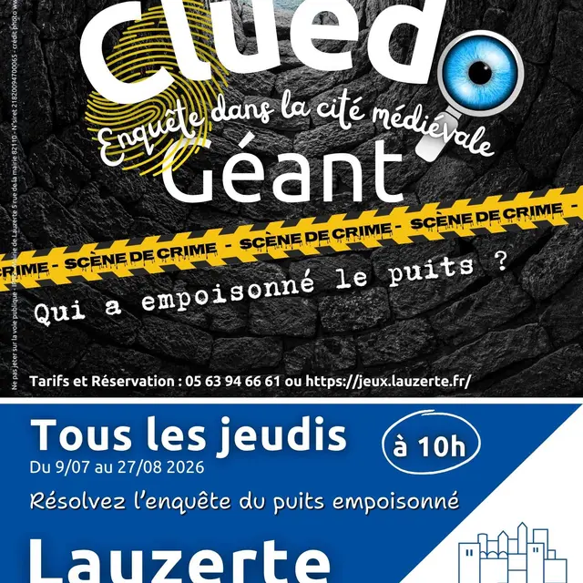 cluedo meurtre à Lauzerte