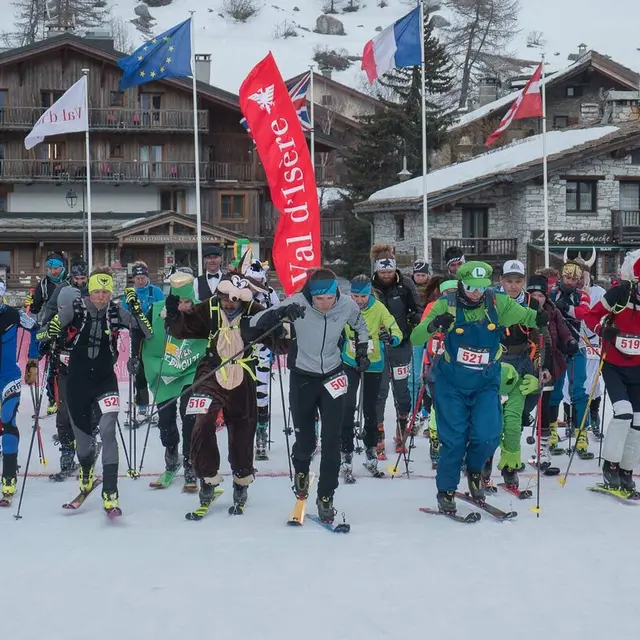 Course de ski de randonnée nocturne Avaline Trax La Finale à Val d'Isère