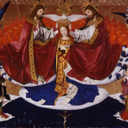 Enguerrand Quarton, Le Couronnement de la Vierge