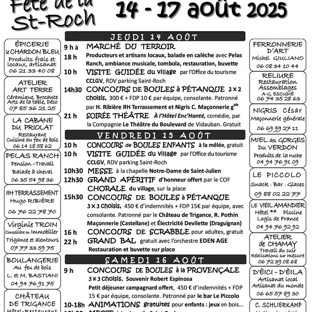 Fête de la Saint-Roch