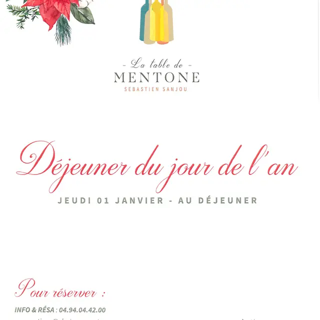 Déjeuner Du Jour De L An - Domaine Mentone_Saint-Antonin-du-Var