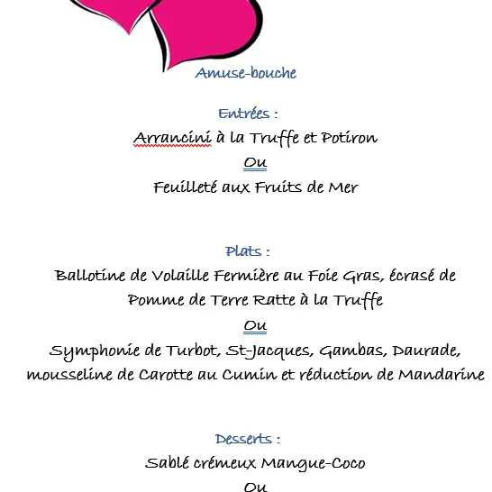 Repas de la Saint Valentin - Le Forum_Orange