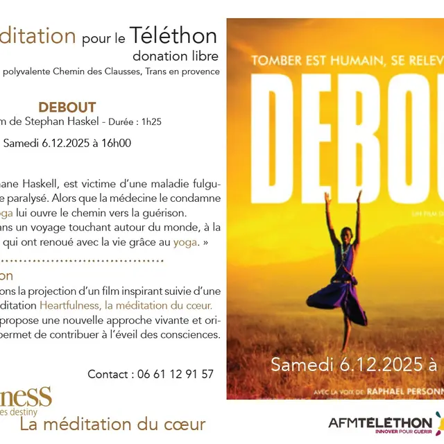 Ciné méditation pour le Téléthon_Trans-en-Provence