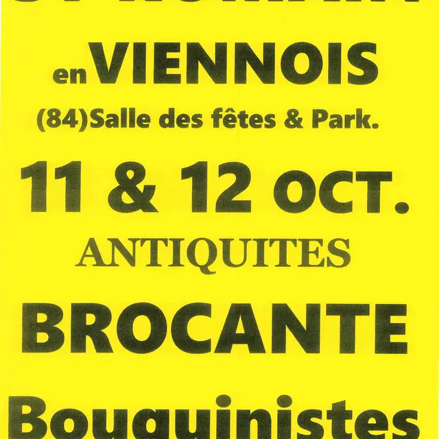 Brocante et bouquinistes à Saint-Romain-en-Viennois_Saint-Romain-en-Viennois