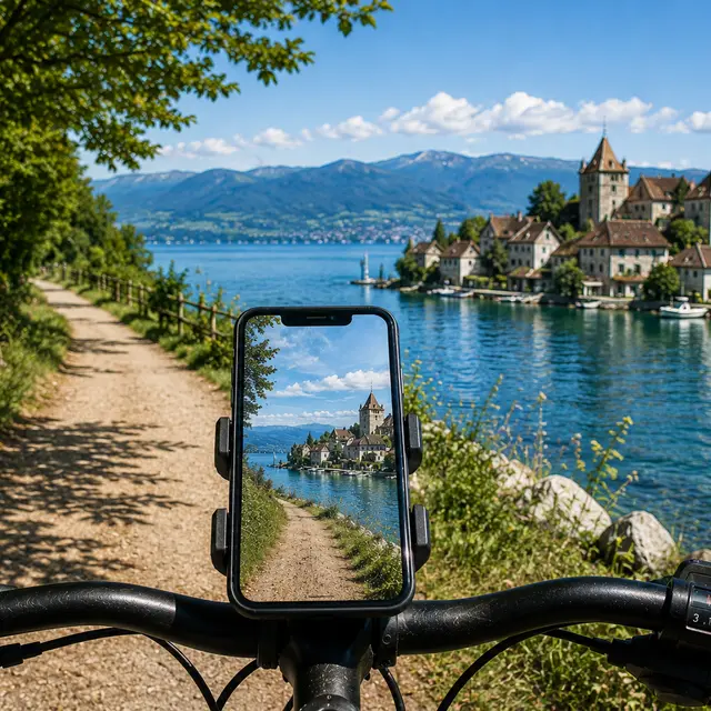 Thonon – Yvoire en vélo électrique avec Parcours GPS_Thonon-les-Bains