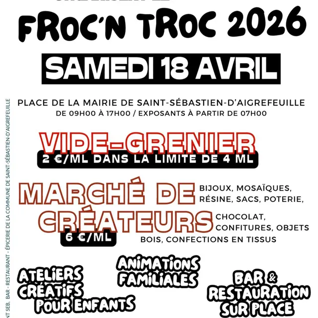 Affiche froc n' troc