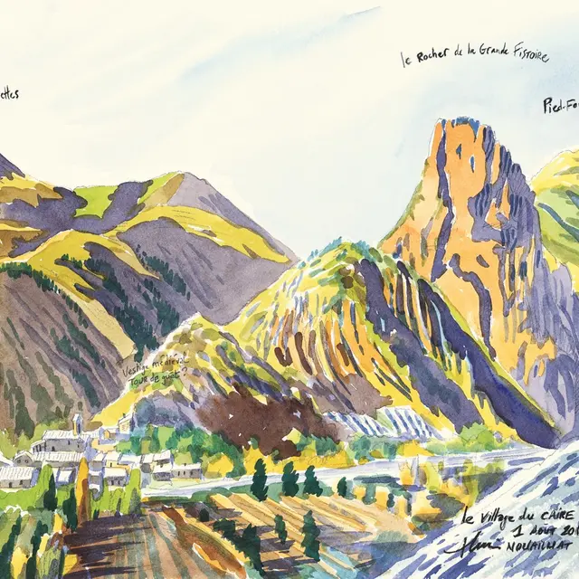 Exposition d'aquarelles d'Alexis Nouailhat_Serres