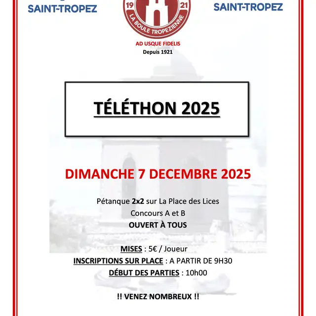 Téléthon 2025_Saint-Tropez