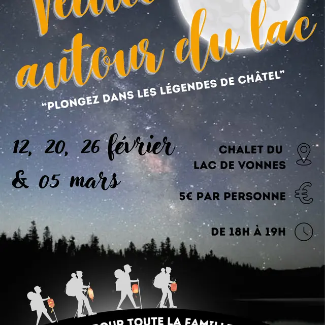 Veillée autour du lac_Châtel