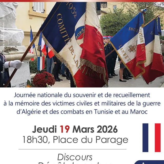 Commémoration du cessez-le-feu en Algérie_Lambesc