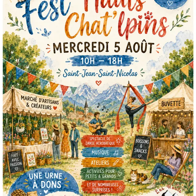 Marché artisanal Les Hauts-Chat'lpins