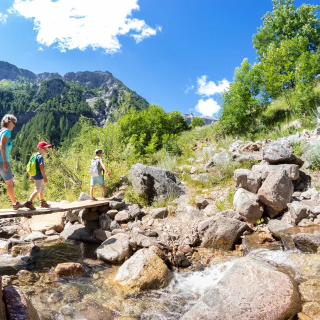 Randonnée jusqu'au refuge du Tourond