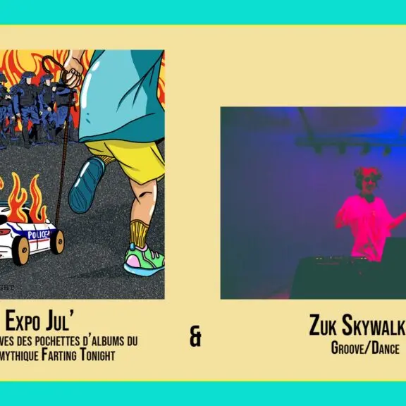 Visuel Vernissage « FARTING TONIGHT » BY JUL' + ZUK SKYWALKER_Bourg-en-Bresse