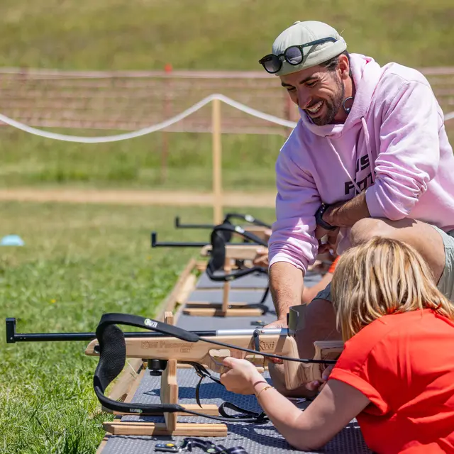 Initiation au biathlon / Carabine Laser_Bisanne 1500