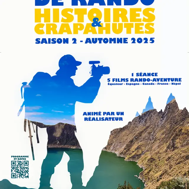 Affiche du festival du film de rando HISTOIRES & CRAPAHUTES