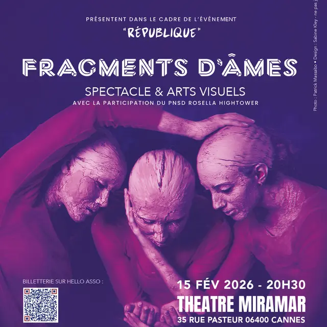 Spectacle de danse Fragments d'âmes de l'Amorphous Dance Company, chorégraphié par Francesco Curci_Cannes