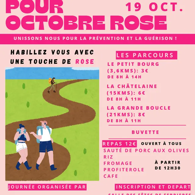 Marche pour octobre rose