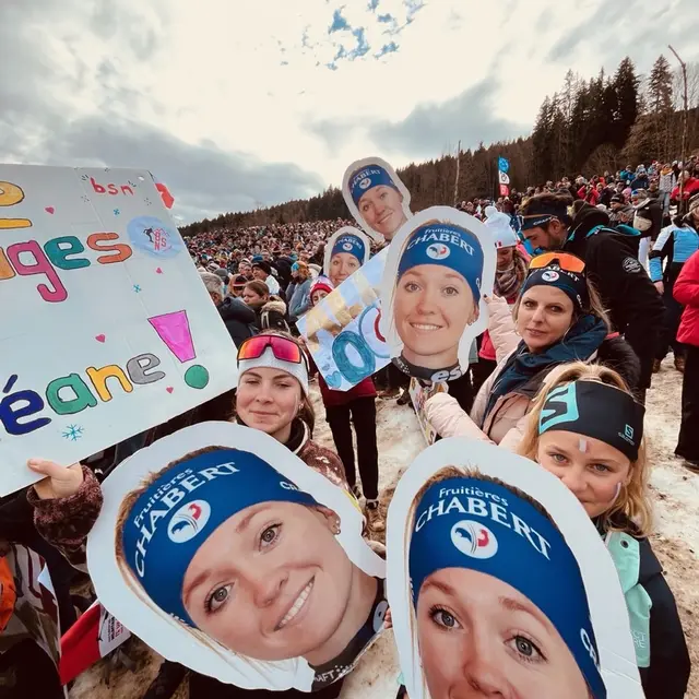 Les supporters d'Océane Michelon