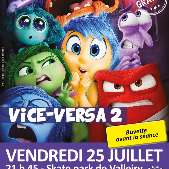 Cinéma plein air : Vice-versa 2_Valleiry
