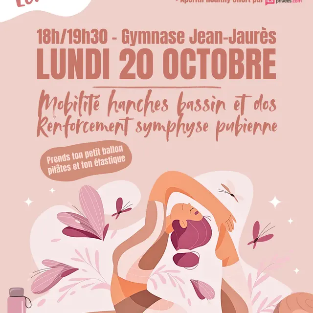 Stage Mobilité hanches bassin et dos - Renforcement symphyse pubienne par Fit'Londe_La Londe-les-Maures