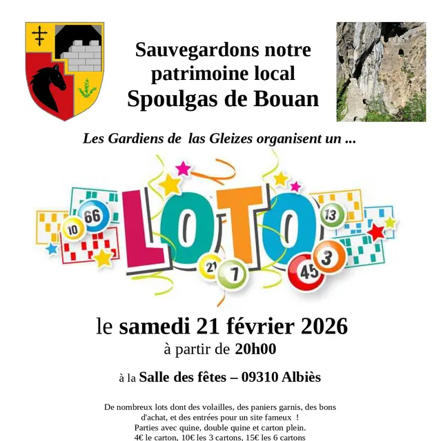 Loto des Spoulgas de Bouan_Albiès