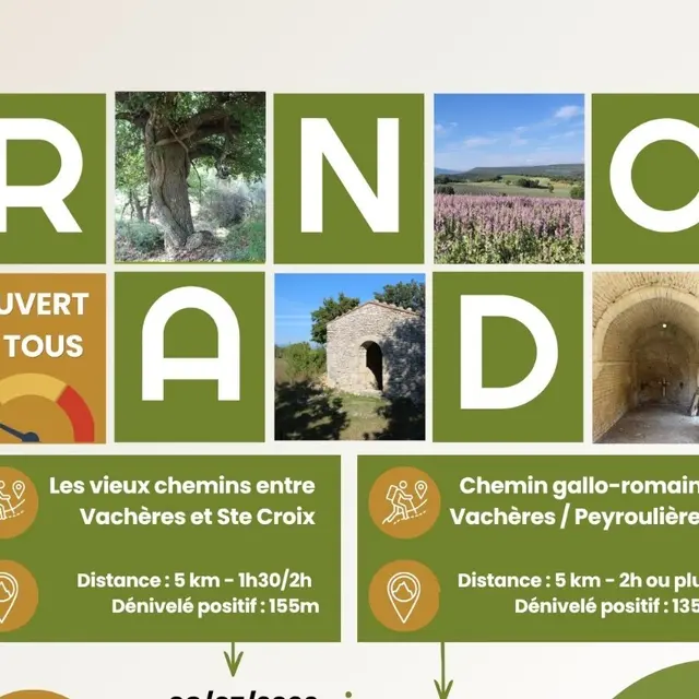 Les vieux chemins entre Vachères et Ste Croix à Lauze_Vachères