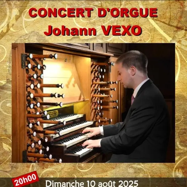 Concert 'Johann Vexo' - Festival Vaison'Orgues de l'Aroc_Vaison-la-Romaine