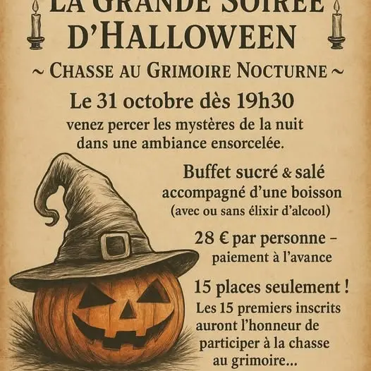 Grande soirée d'Halloween aux Douceurs du Passé à Sutrieu_Valromey-sur-Séran